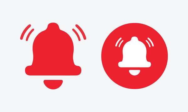 Visually perfect notification bell vector design, ringing bell icon