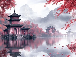 Obraz premium japan pagoda