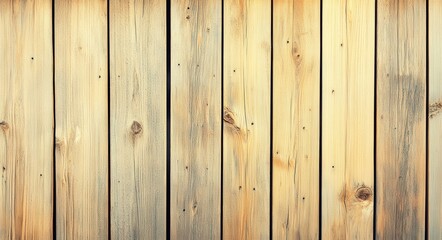 Naklejka premium Overhead view of wood or plywood backdrop, light wooden table with nature pattern, abstract background