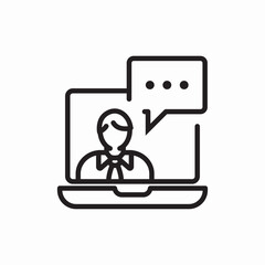 video online courses icon sign vector