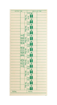 Work Punch Card