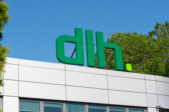 Warsaw, Poland - May 23, 2024: DLH - Timber and Flooring Solution