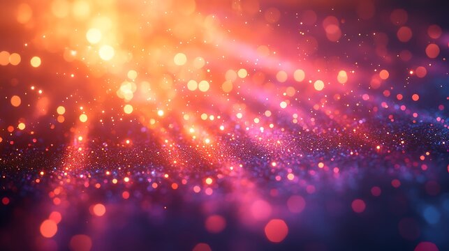 A radiant holographic overlay with dynamic light patterns and seamless pastel transitions