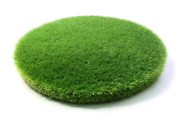 grass ball isolated on white