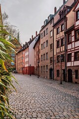 View of Nuremberg's old town, Germany.