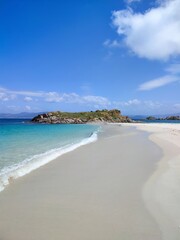 island beach with sky