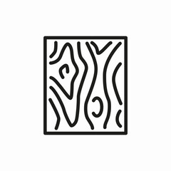 wood print icon sign vector