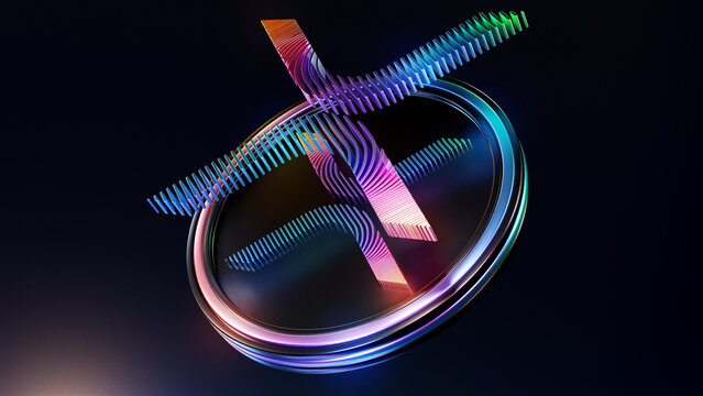XRP logo with shiny elements