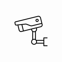 cctv camera icon sign vector