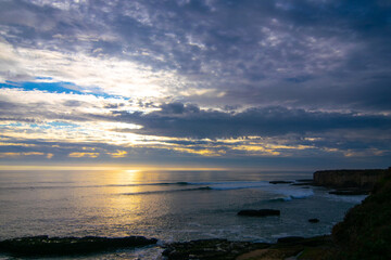 Ocean Sunset and Beautiful Sky