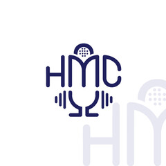 HMC Branding, Creative Lettermark Logo, Professional Identity