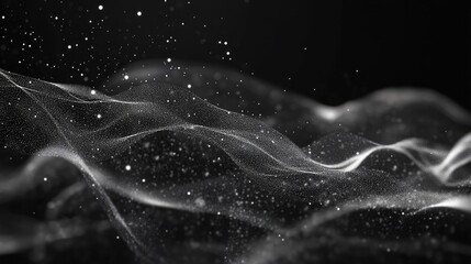 Fototapeta premium A sleek vector design illustrating dynamic sound waves in motion.