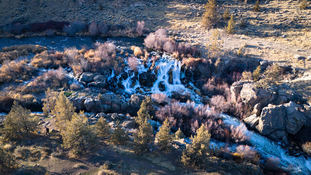 Cline Falls Aerial 