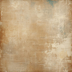 Fototapeta premium Aged paper background. Vintage texture with weathered grungy effect.