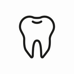 tooth stomatology icon sign vector