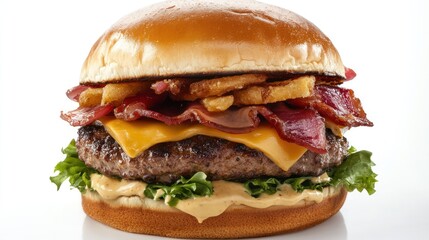 Juicy Bacon Cheeseburger