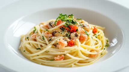 Delicious Seafood Pasta Dish