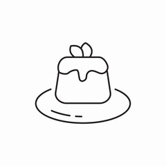cake bakery icon sign vector