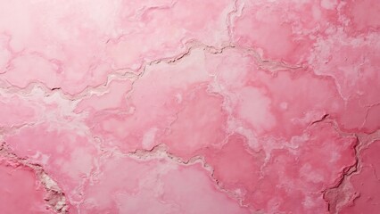 Pink Granite Stone Texture, Close-up Crystal Structure