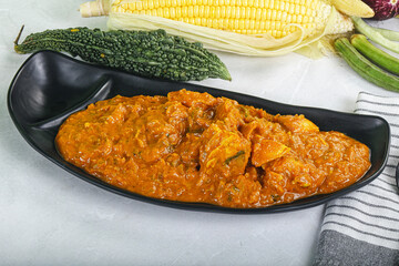 Indian cuisine - Kadai chicken masala