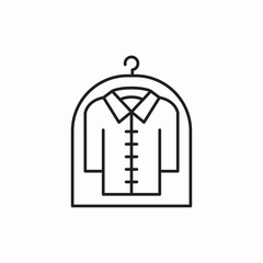 clean and ironing wear icon sign vector