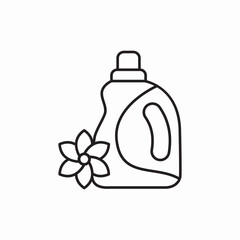 flower essential detergent icon sign vector