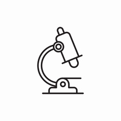 microscope biology icon sign vector