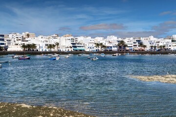Fototapeta premium ville d'Arrecife, capitale de Lanzarote aux canaries en Espagne
