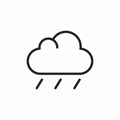 cloud heavy rain icon sign vector