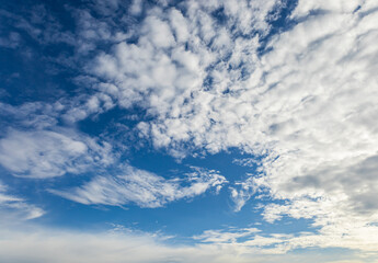 blue sky with clouds