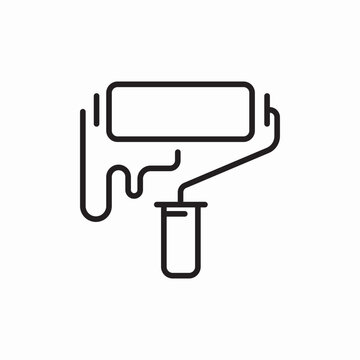 recommend clip art: paint roller icon sign vector