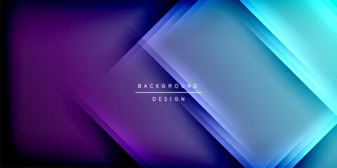 Fototapeta premium Expressive poster with shadow lines. Features technology, minimalist, and business themes, bright vibrant color schemes