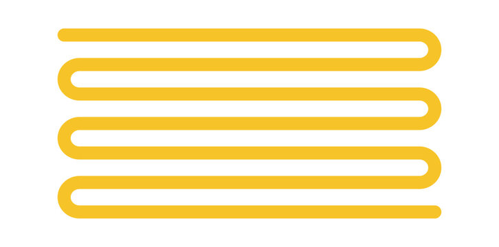 Geometric symmetry parallel bent line