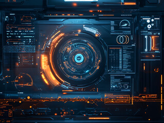 Artificial intelligence with machine deep learning and data mining and other modern user interface, futuristic innovative technologies