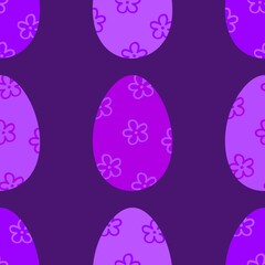 Easter seamless pattern with eggs for wallpaper and fabrics and textiles