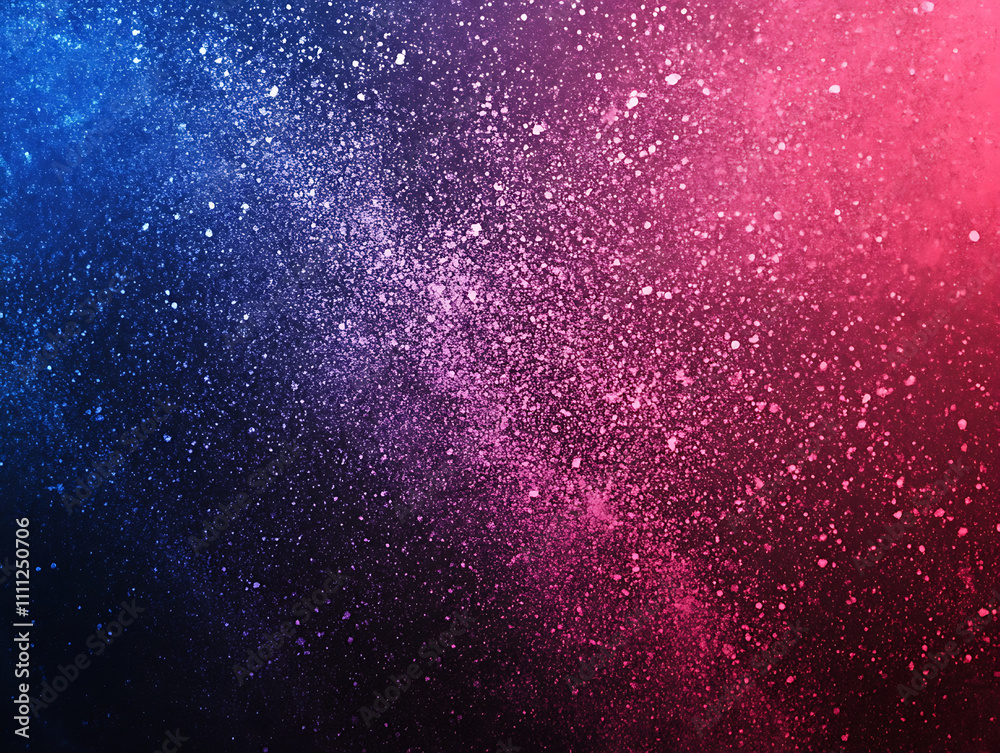 Aufkleber Black blue pink, grainy noise grungy empty space, spray texture color gradient shine bright light and glow rough abstract retro vibe background template