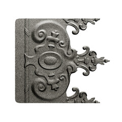 Intricate 3D Ornamental Border – Elegant Victorian Carving
