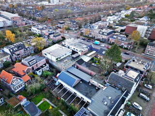 Fototapeta premium Aerial View of Nijmegen, The Oldest City in the Netherlands.