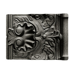 Baroque floral ornamentation with intricate engraving details