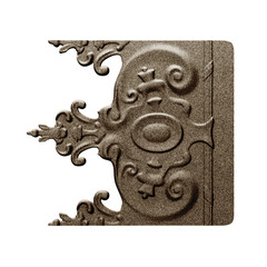 Elegant Baroque Carved Scroll – Ornate Decorative Design