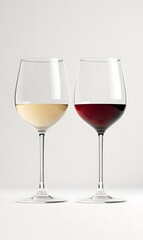 modern and simple wine glasses,generation AI