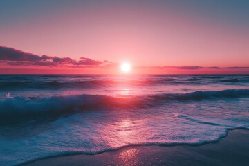 Obraz premium sunset over the sea