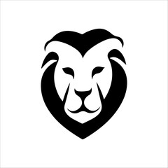 lion head vector