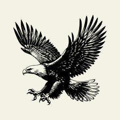 eagle vector illustration © creativediastudio