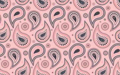 Naklejka premium Flower ornamental of festive colours. Paisley mandala on simplicity vintage. Rich calm beauty picture.