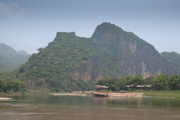 Ban Pak Ou by the Mekong River in Laos