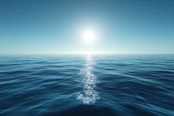 Fototapeta premium blue sky and sea