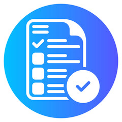 document gradient icon