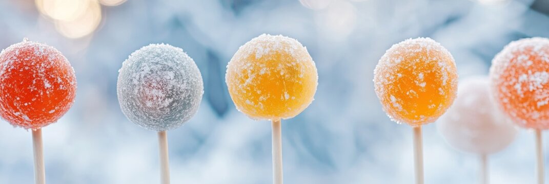 winter lollipops  - Powered by Adobe