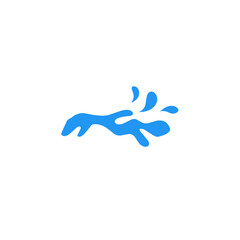 water splash vector illustration